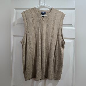 Dockers Brown Knit Sweater Vest